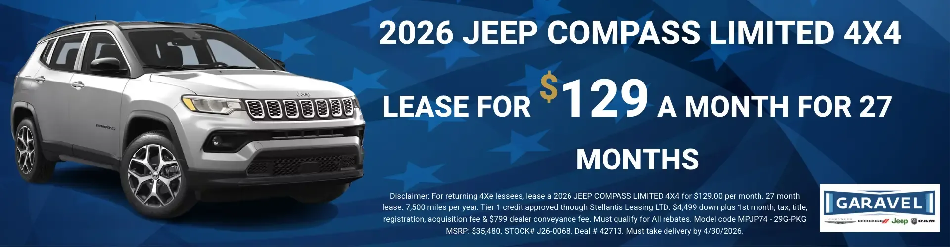New 2026 Jeep Compass Special